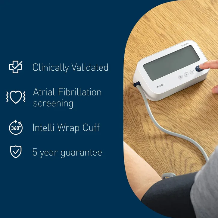 Omron M3 Comfort AFib Upper Arm Blood Pressure Monitor (HEM-7196-FLE), additional product view 3