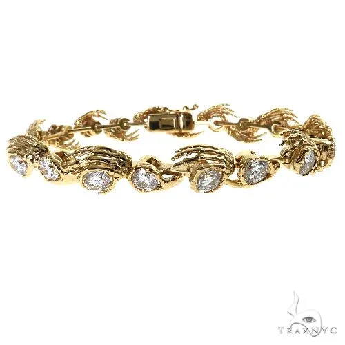 RINA - For Him CUSTOM 50 point Bones and Stones Bracelet 69893 in Rose Gold – Bracelet