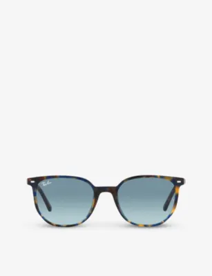 RAY-BAN Elliot geometric-frame acetate sunglasses
