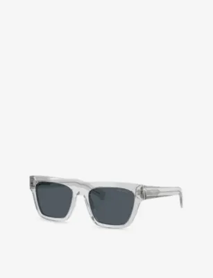 PRADA PR C03S Rectangle-Frame Acetate Sunglasses detail 2