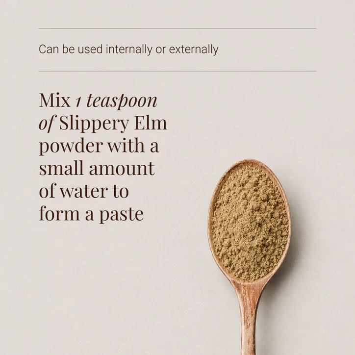 KIKI HEALTH Organic Slippery Elm Powder - 45g, additional product view 3