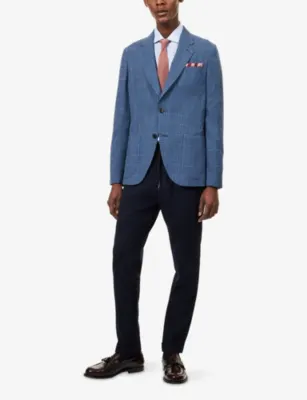 PAUL SMITH Single-Breasted Wool And Silk Blend Blazer detail 2