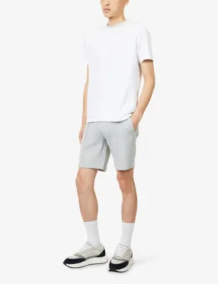 ARNE Everyday Luxe Seamed Cotton-Blend Sweat Shorts detail 2