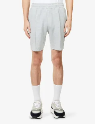 ARNE Everyday Luxe Seamed Cotton-Blend Sweat Shorts detail 3