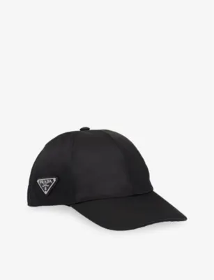 PRADA Logo-plaque nylon baseball cap - BLACK - XS