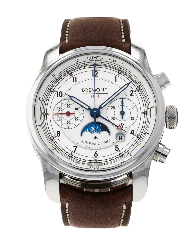 Bremont 1918 1918/SS — 2018 — Excellent in Silver Arabic – Pre-owned watches