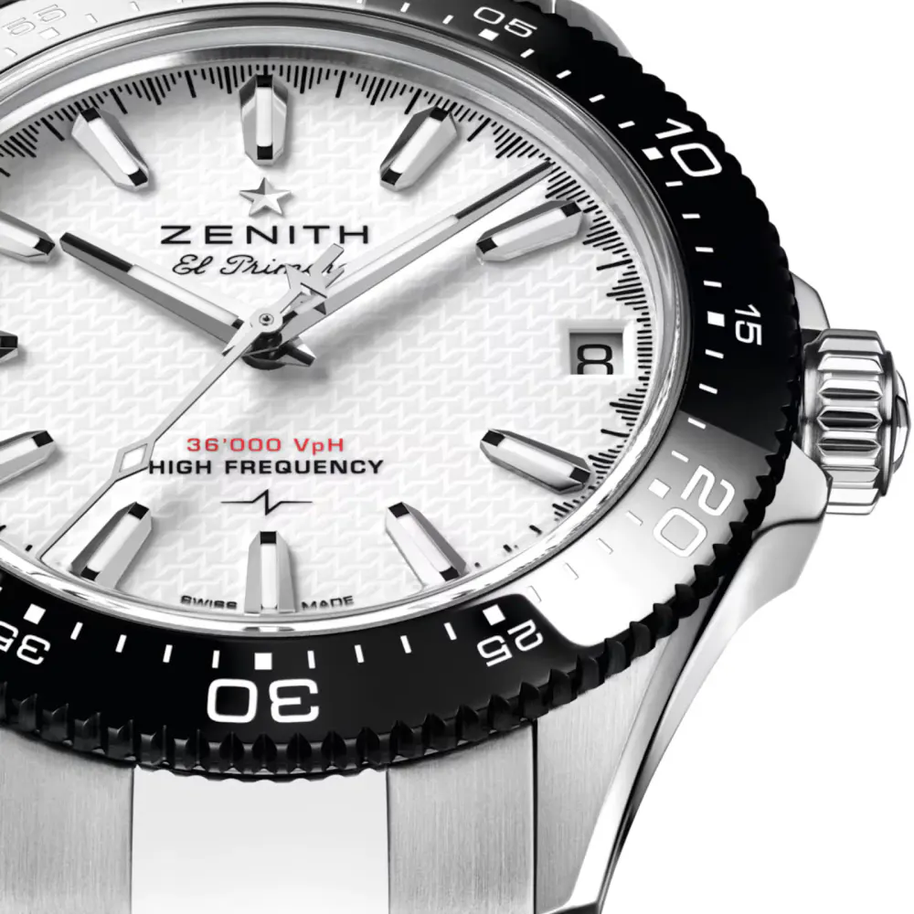 Zenith Chronomaster Solo Sport 40mm Mens Watch White in White, additional product view 3