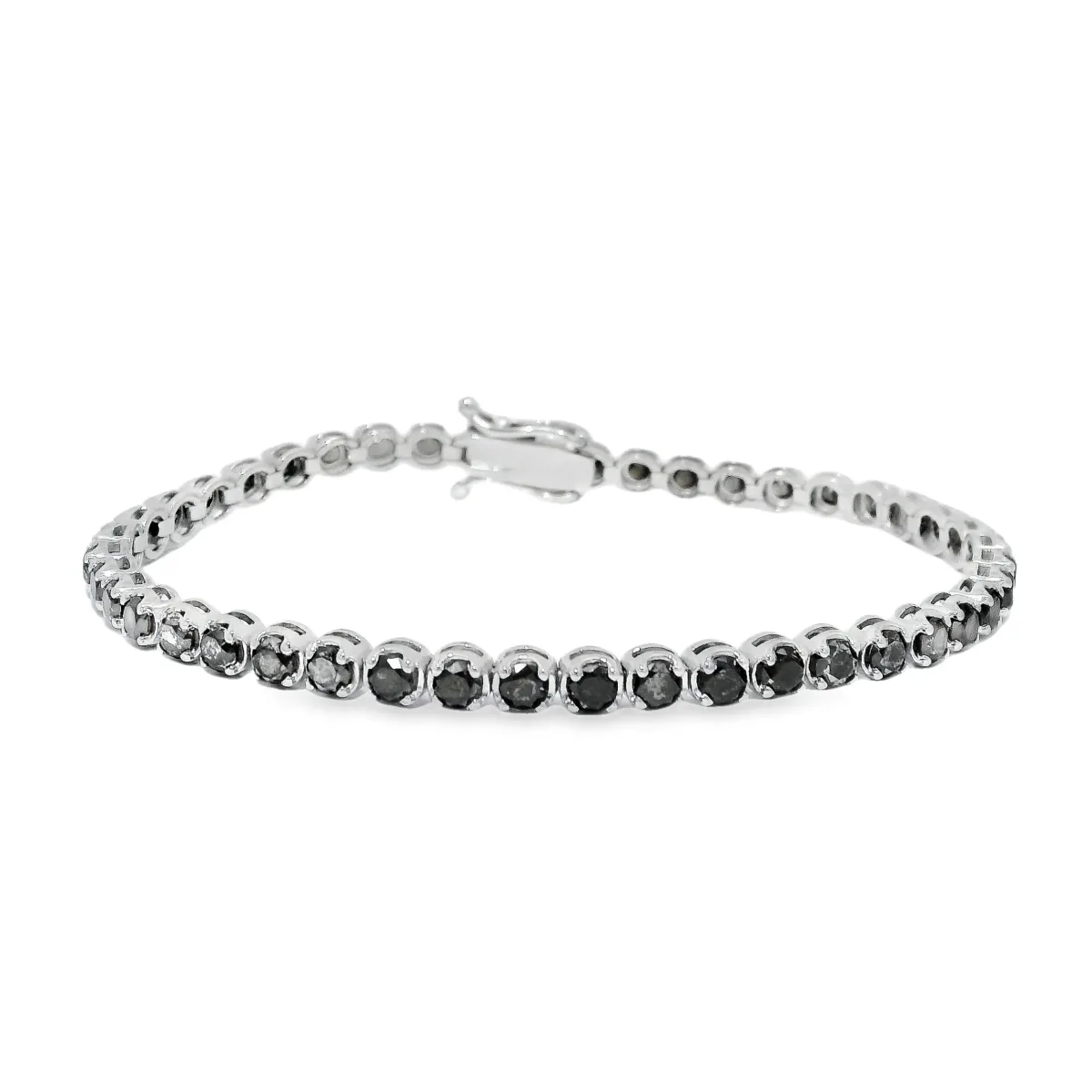 AHMED - MOON JEWELRY Buttercup Black Diamond Tennis Bracelet 71110
