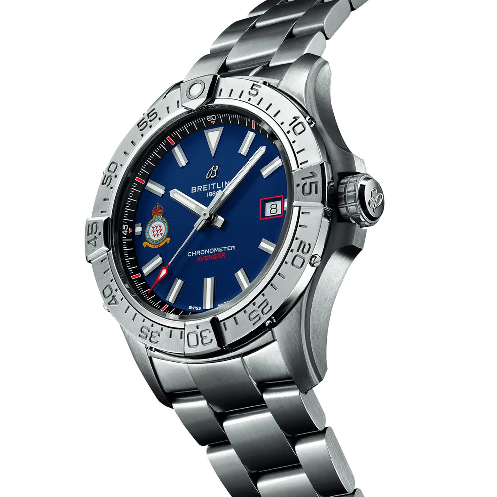 Breitling Avenger Red Arrows 60th Anniversary Edition 42mm Mens Watch Blue in Blue, additional product view 2