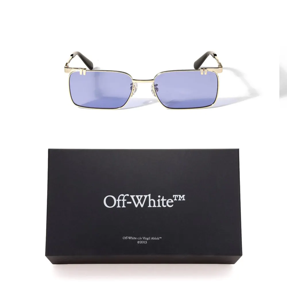Off White Metal Sunglass detail 3