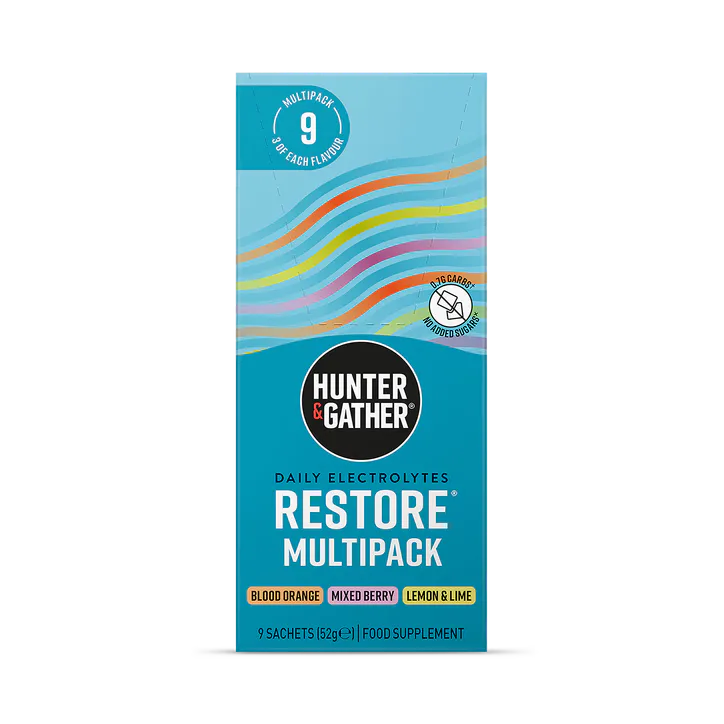 Hunter & Gather Restore Electrolytes Multipack of Flavours 9 Sachets
