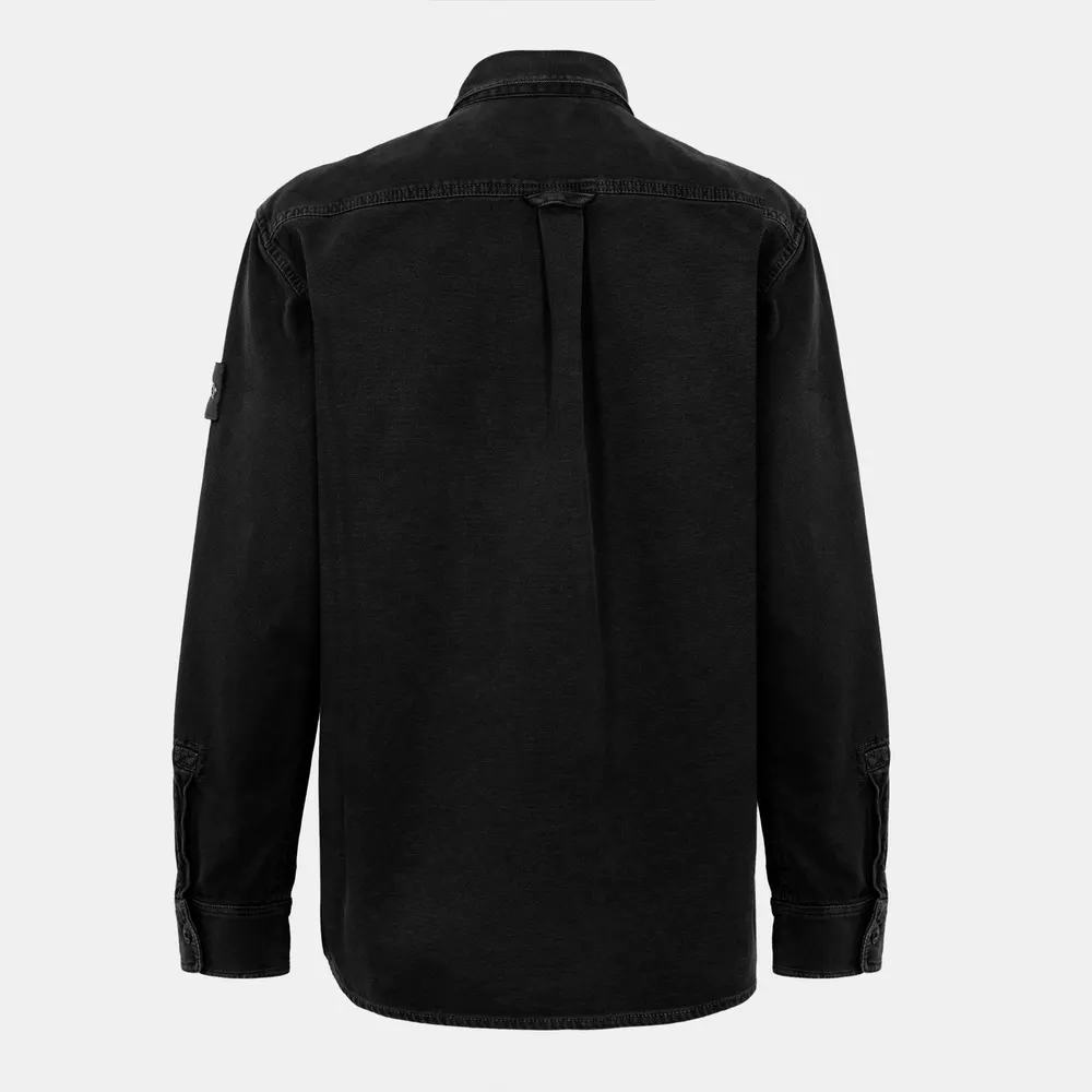 Stone Island Men's Button Overshirt detail 2