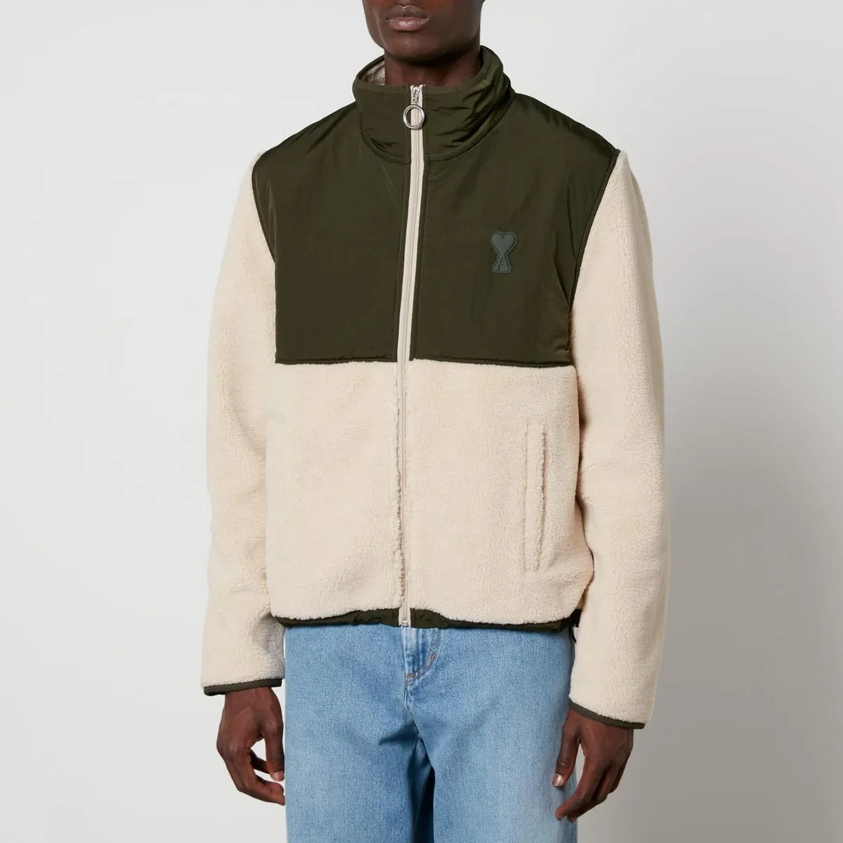 Ami Paris Sherpa Zipped Jacket