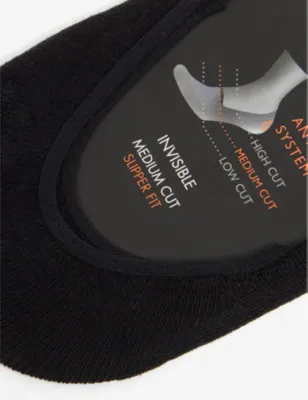 FALKE Step medium-cut invisible cotton-blend socks - 9.5-10.5 detail 2