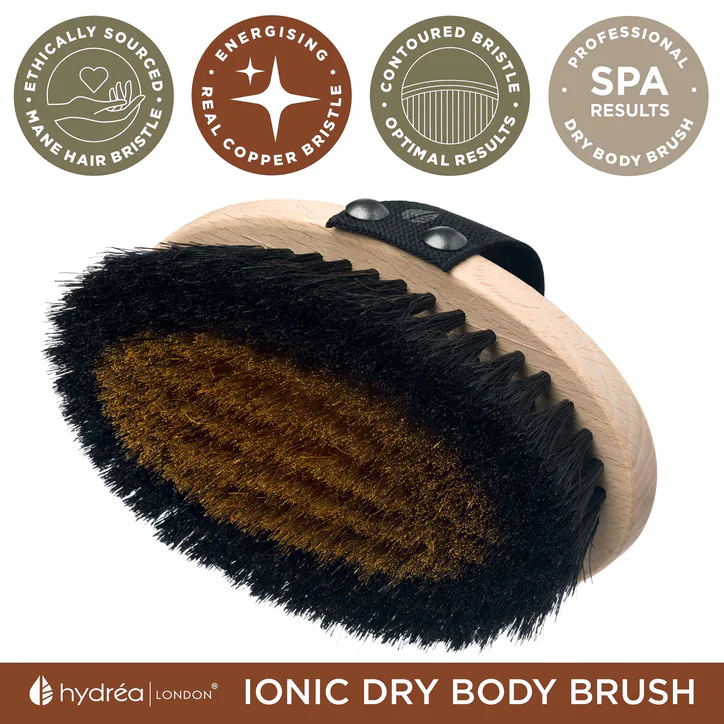 Hydréa London Ionic Copper Glow Dry Body Brush, additional product view 3