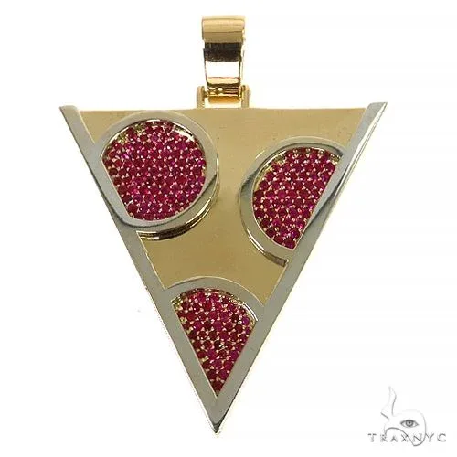 RINA - For Him CUSTOM Custom Made Ruby Pizza Logo Pendant 68227 – Pendant