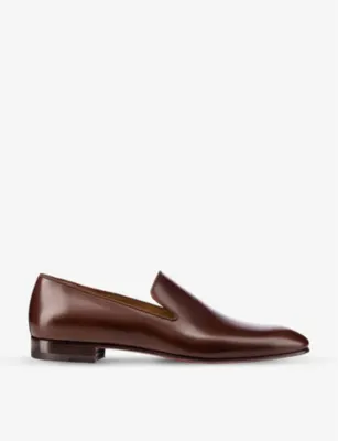 CHRISTIAN LOUBOUTIN Dandelion leather loafers - EUR 46 / 12 UK MEN in HAVANE – Mens | Loafers