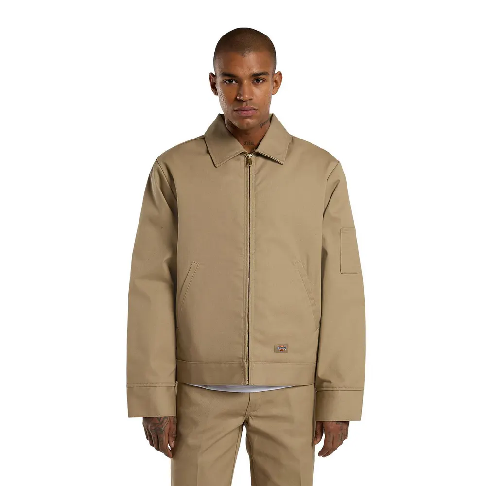 Dickies Men's Eisenhower Water Resistant Wind Resistant Long Sleeve Harrington Jacket detail 2
