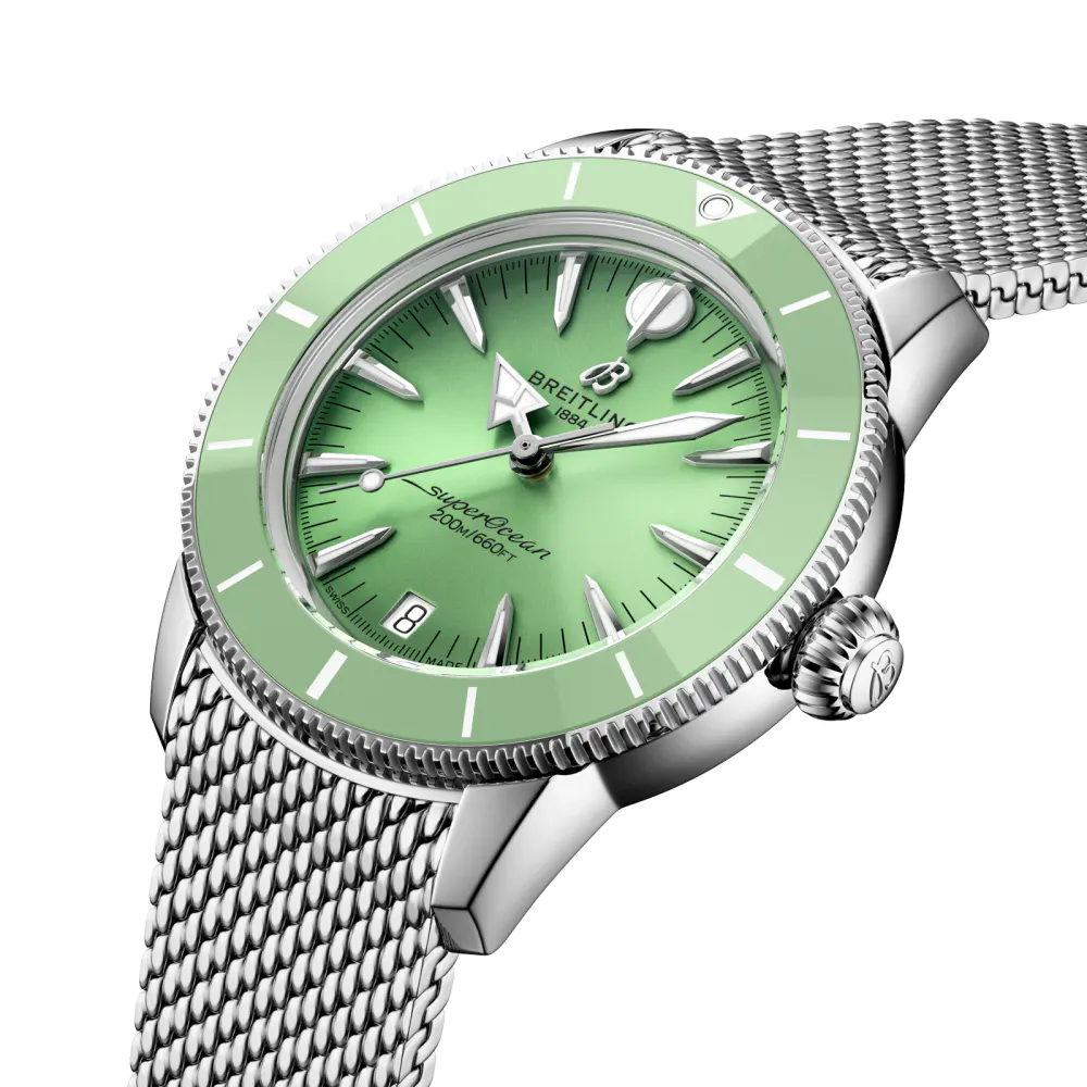 Breitling Superocean Heritage Automatic 36mm Unisex Watch Green detail 3