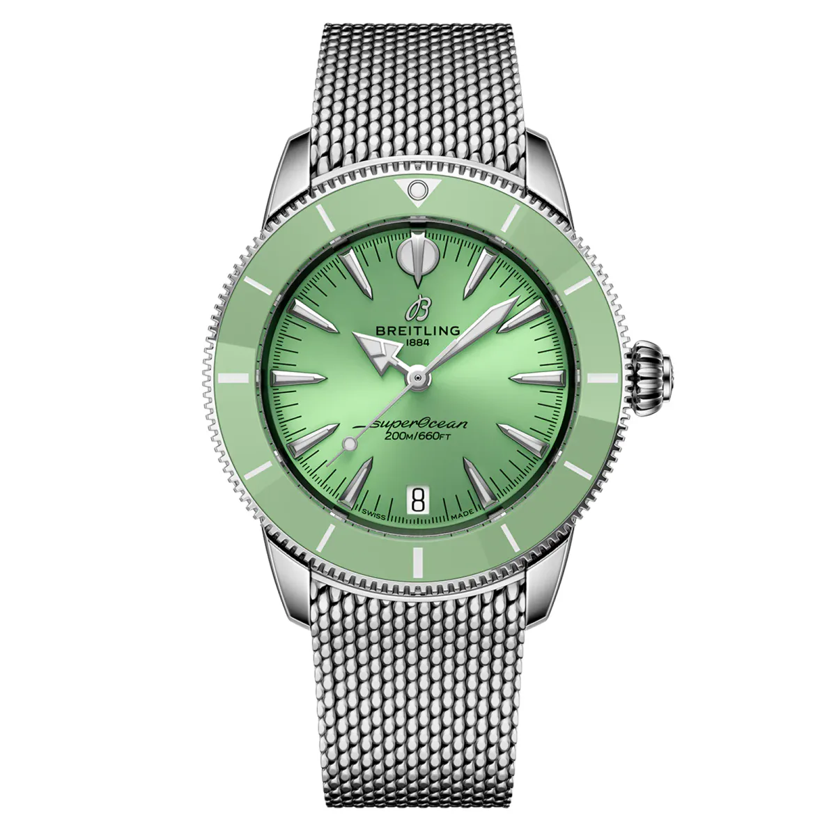 Breitling Superocean Heritage Automatic 36mm Unisex Watch Green