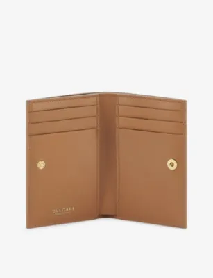BVLGARI Serpenti Forever Folded Leather Card Holder detail 2