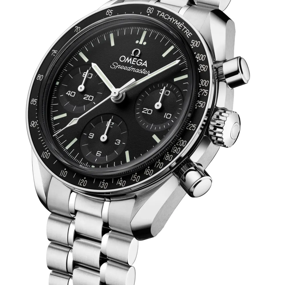 Omega Speedmaster 38mm Black Dial Watch detail 2