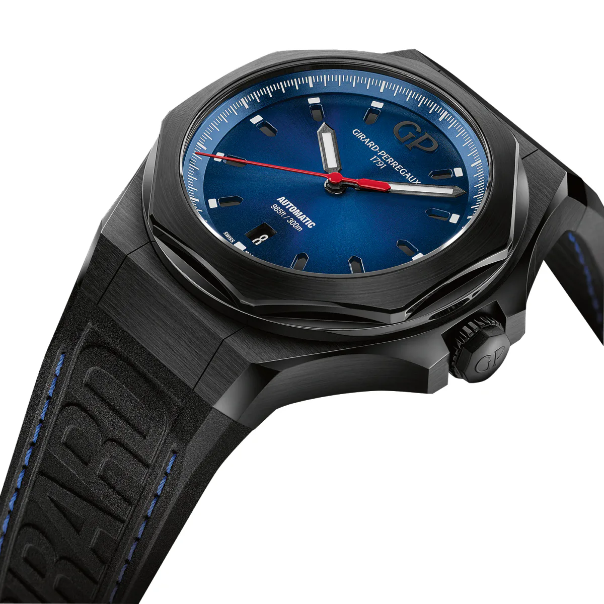 Girard Perregaux Laureato Absolute 44mm Blue detail 2