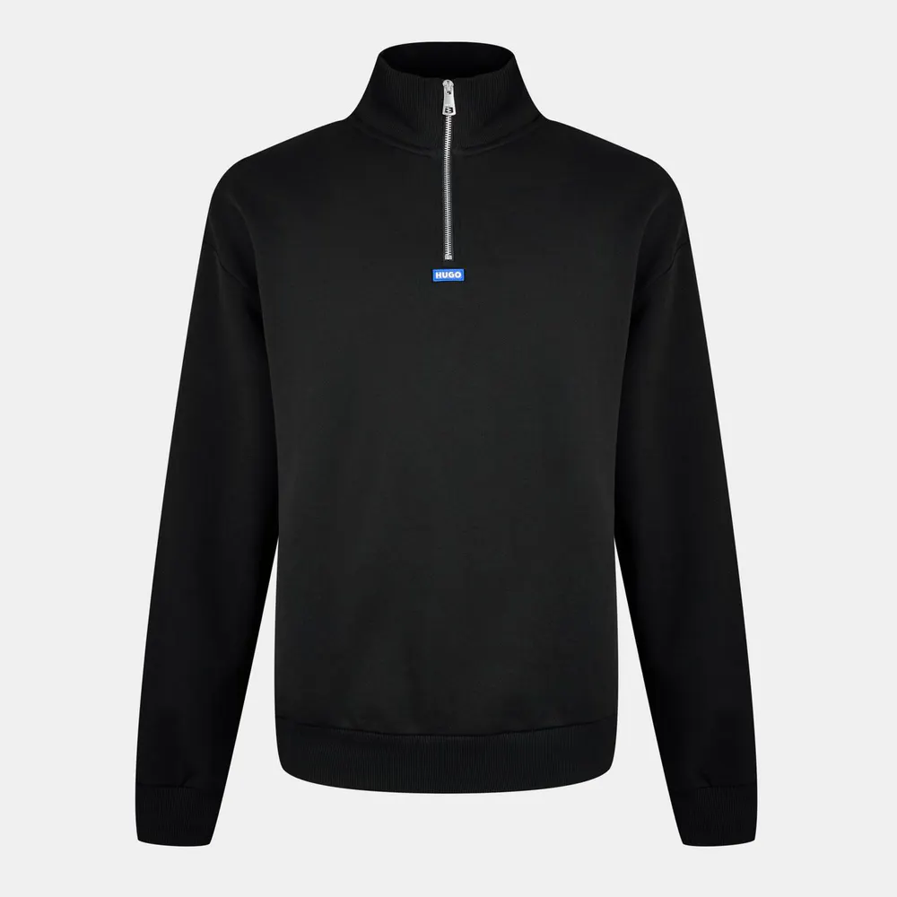 Hugo Men's Quarter-Zip Fleece Top