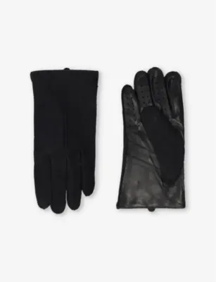 DENTS Touchscreen suede gloves - BLACK - M in BLACK – Mens | Gloves