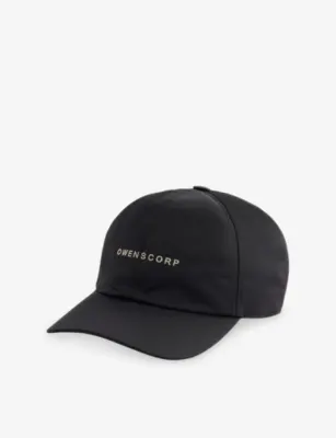 RICK OWENS Brand-Embroidered Woven Baseball Cap - M