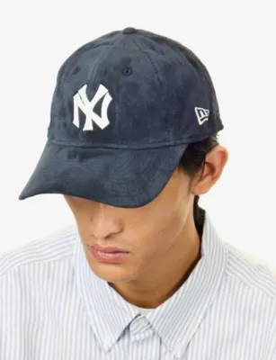NEW ERA 9TWENTY Suede Cap in NAVY, additional product view 2