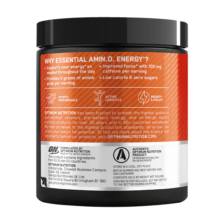 Optimum Nutrition Amino Energy Orange 270g detail 2