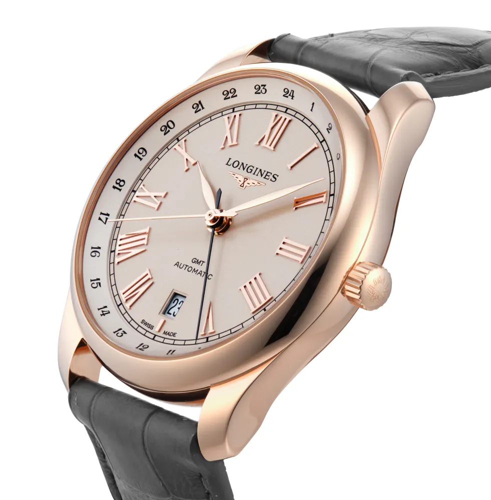 Longines Master Collection 40mm Automatic Rose Gold Mens Watch detail 3