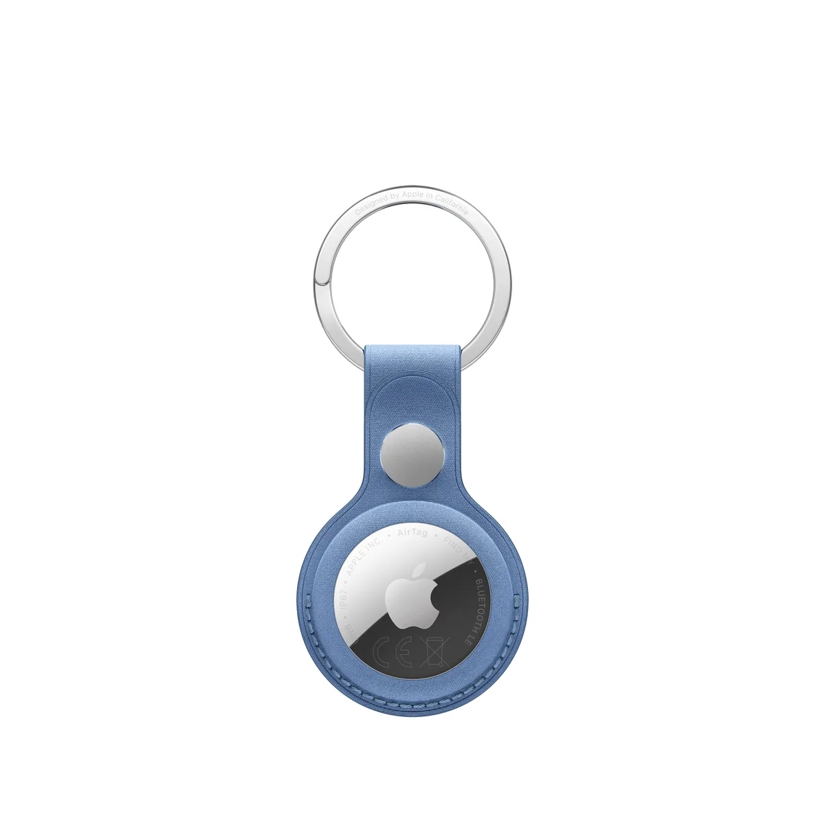 Apple AirTag FineWoven Key Ring – Wildflower Blue in Wildflower Blue – Accessories