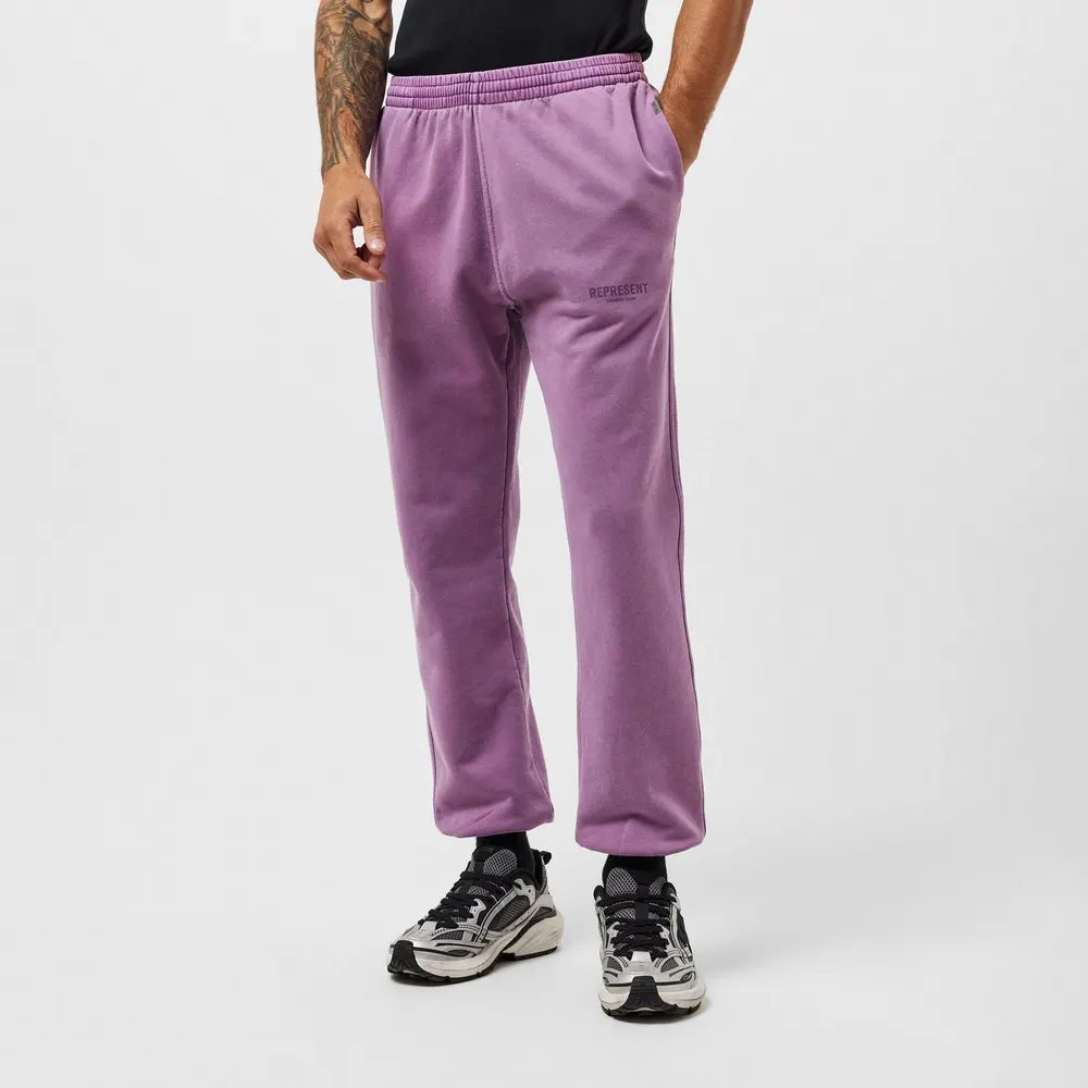 Represent Men's Closed Hem Fleece Joggers detail 3