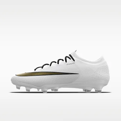 Nike Mercurial Vapor 17 Elite By You Custom Artificial-Grass Low-Top Football Boots - White/White