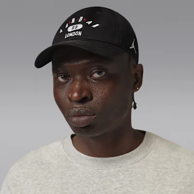 Jordan Club 'London' Unstructured Hat - Black/White