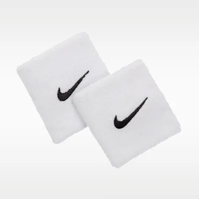 Nike Swoosh Classic Wristbands (2-Pack) - White/Black in White/Black – Nike men's and unisex