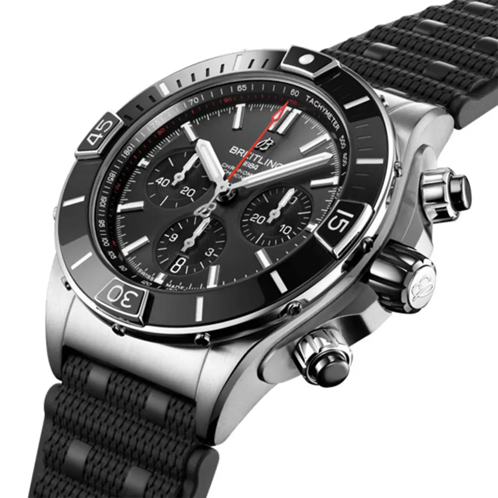 Breitling Super Chronomat B01 44 Stainless Steel Watch detail 2