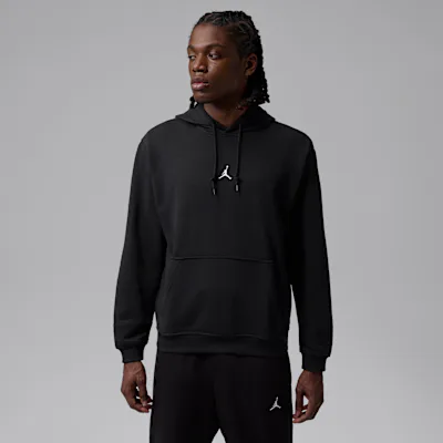 Jordan Sport Crossover Men's Dri-FIT Fleece Pullover Hoodie - Black/White