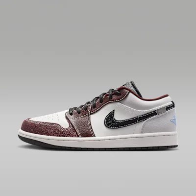 Jordan Air Jordan 1 Low Men's Shoes - Summit White/Summit White/Mystic Dates/Black