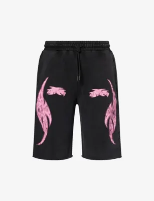GODMADE Vivid Printed Cotton Shorts