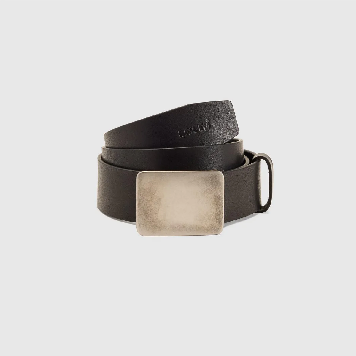 Levis Ryder Plaque Buckle Leather Belt