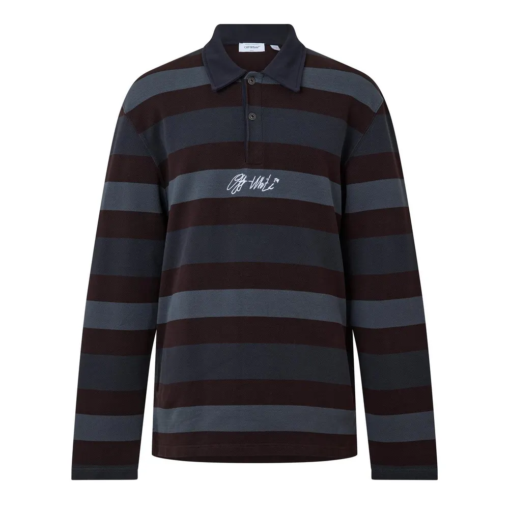 Off White Off Stroke LS Polo Sn63