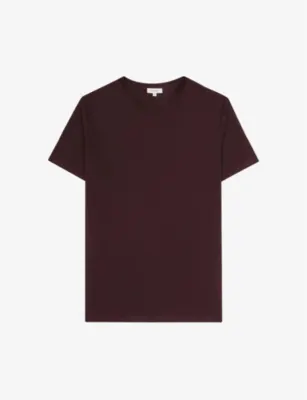 REISS Bless crewneck cotton-jersey T-shirt - OXIDISED GREEN detail 3