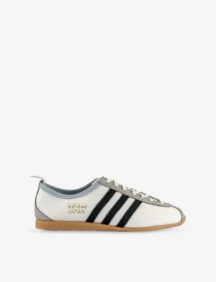 ADIDAS Japan Leather Trainers - 4.5 in OFF WHITE CORE BLACK WON – Mens | Trainers | Lace up trainers