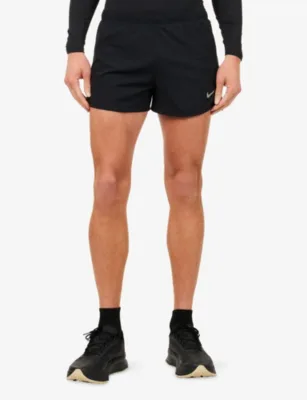 For Him Dri-FIT 8cm Brief-Lined Running Shorts in BLACK/BLACK/SILVER, additional product view 3