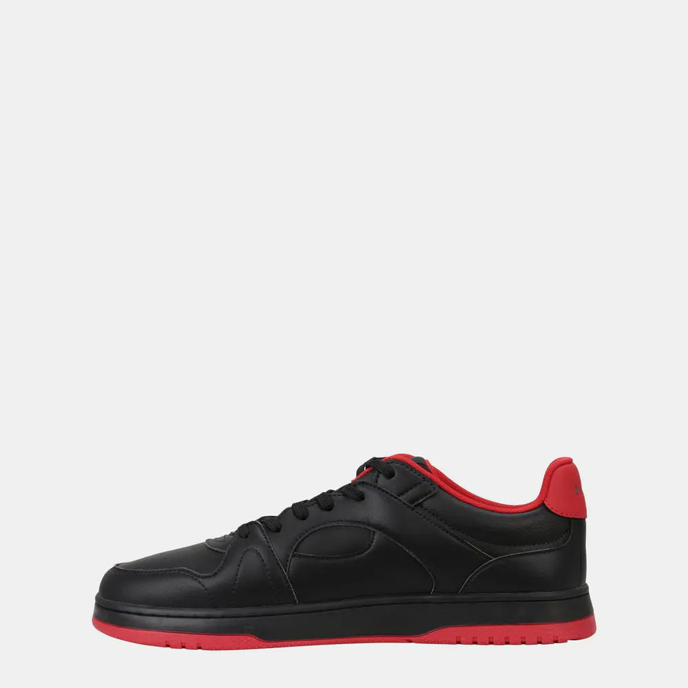 Hugo Logo Trainers in Black 006, additional product view 2