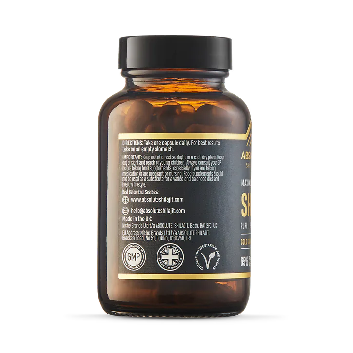 Absolute Shilajit | 60% Fulvic Acid - 60 Capsules, additional product view 3