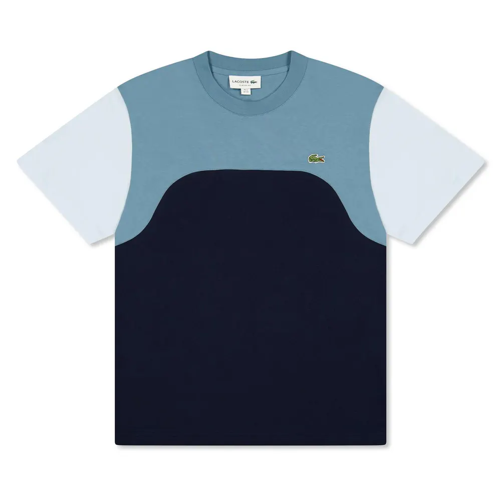 Lacoste Cotton Jersey Colour Block T-Shirt